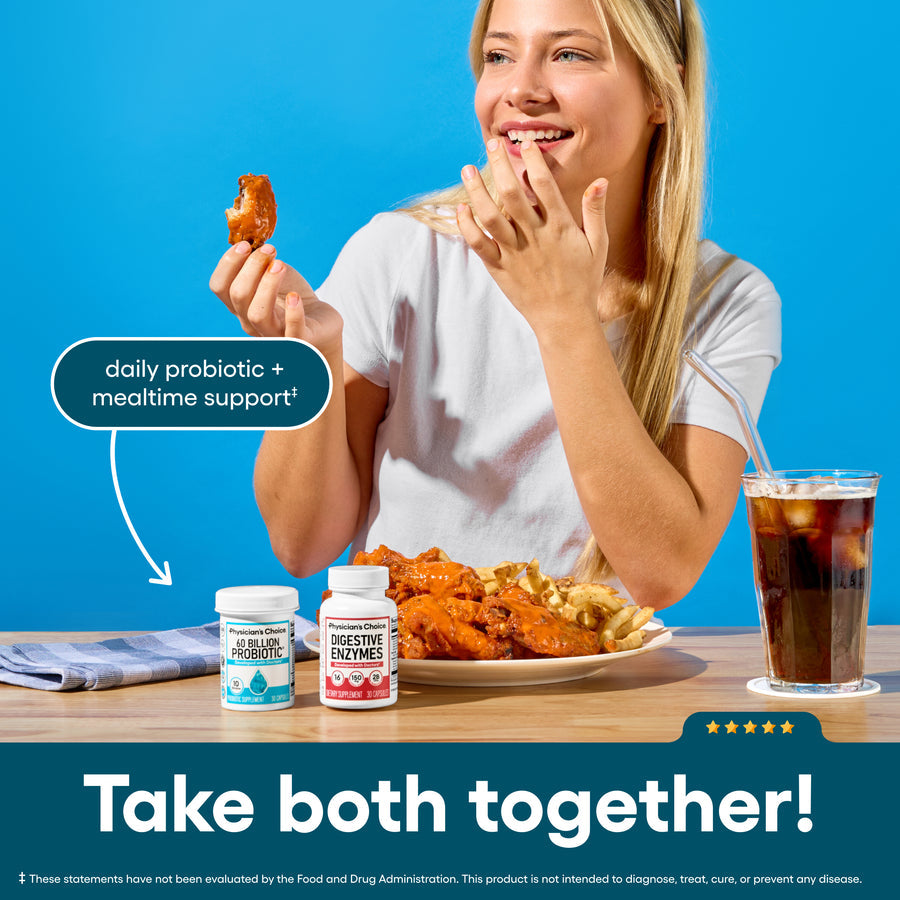 Probiotic & Digestive Enzyme Gut Support Bundle