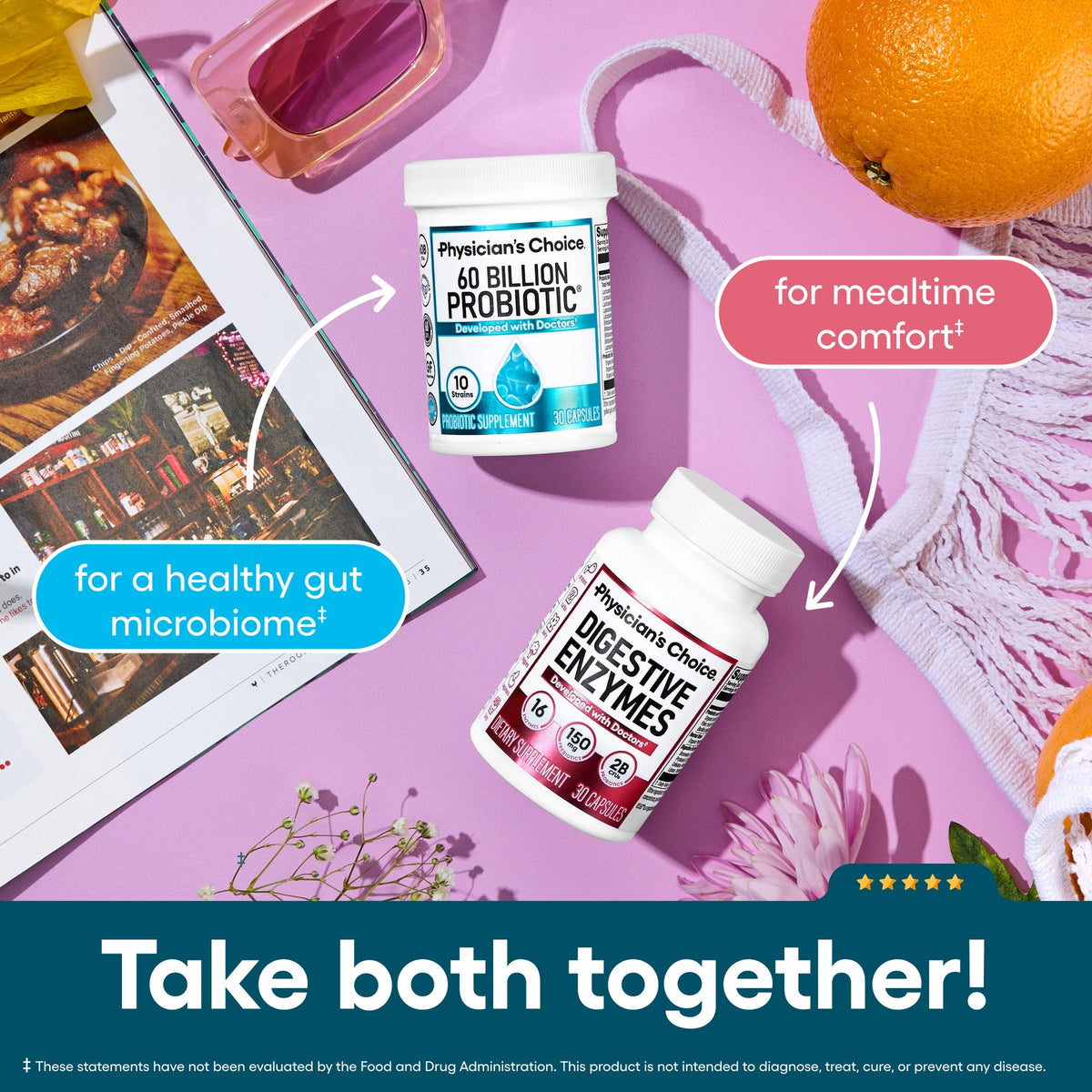60 Billion Probiotic Digestive Support